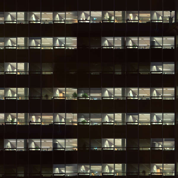 HighRiseNight0022 Free Background Texture building facade highrise